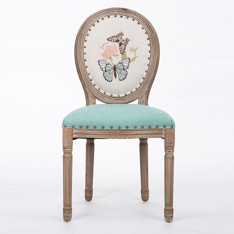 QONKA Modern Upholstered Dining Chair with Armrest Solid Wood Leg PU Leather Accent Chair for Dining Room Kitchen SKU variant photo