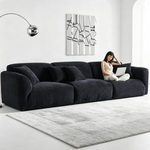 Grande Sofa, Modern Minimalist, Straight-Line Design - Living room furniture - QONKA HOME