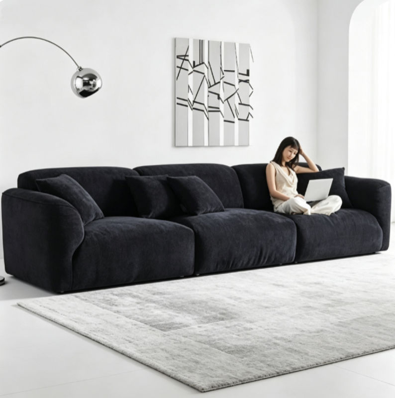 Grande Sofa, Modern Minimalist, Straight-Line Design - Living room furniture - QONKA HOME