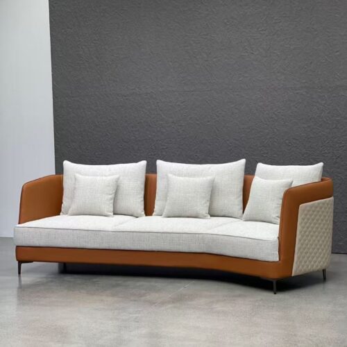 Customizable Nordic Leather Sofas, Italian Minimalist Style, for Living Rooms, Bedrooms, and Bars - Living room furniture ...