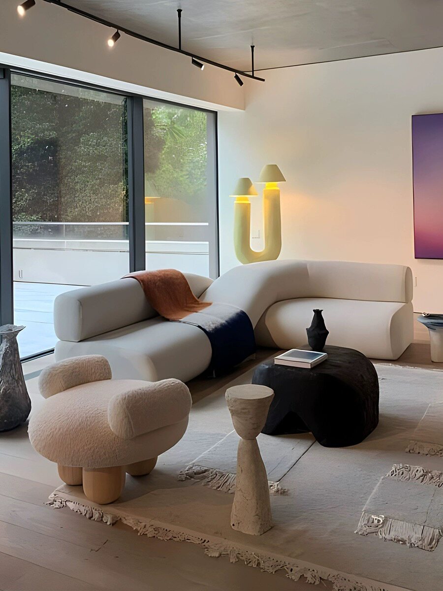 Creative Design Fleece Lounge Chair
