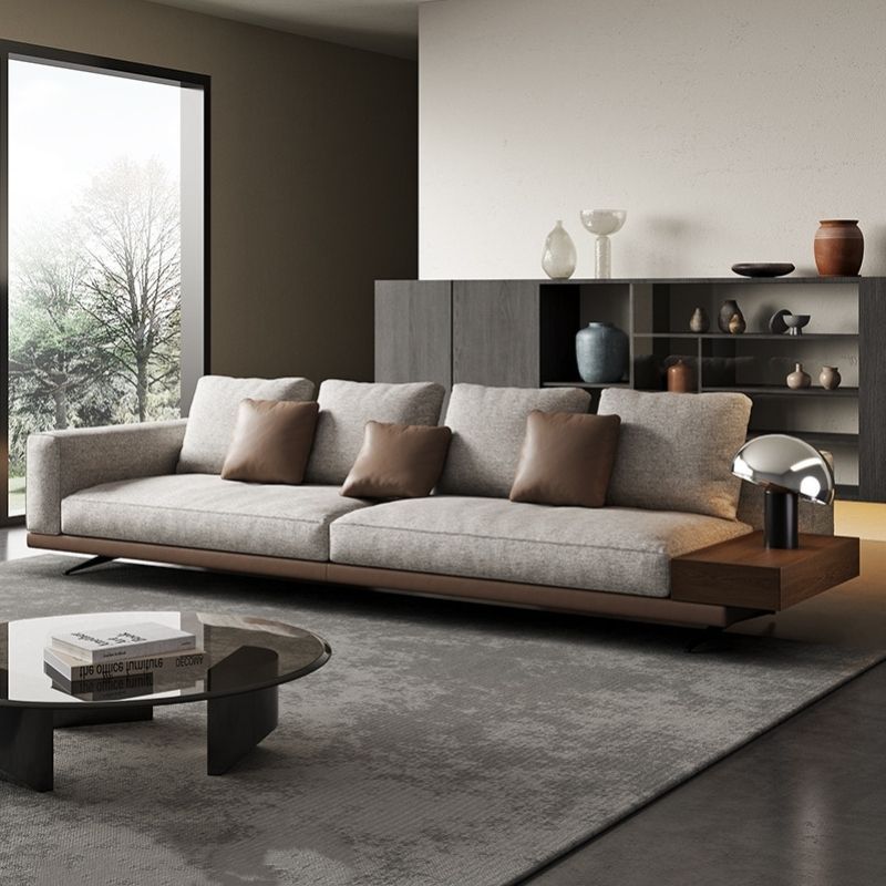 Classic-Style Cotton-Linen Sofa | Italian Minimalist Luxury Sofa - Living room furniture - QONKA HOME