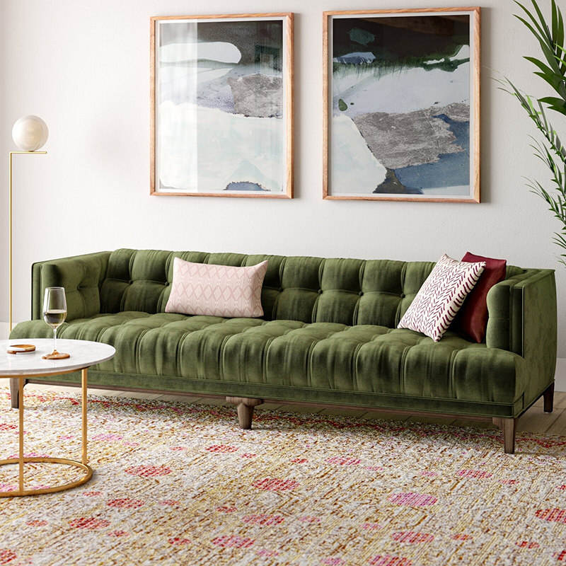 Wabi-Sabi-Style Vintage Solid Wood Single Sofa Chair