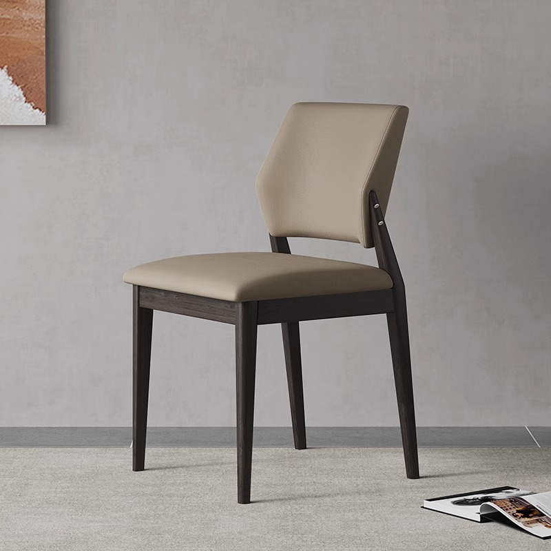 Elegant Solid Wood Dining Chair Padded Ergonomic Side Chair for Home & Restaurant