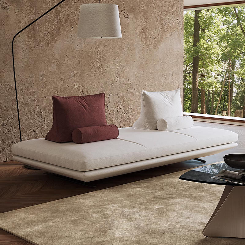 QONKA Prado Cotton-Linen Sofa, Reversible Modular Sofa with Removable Backrests main product image 1