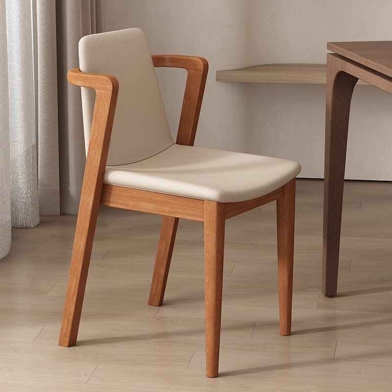 QONKA Rubber Wood Stool Hand‑Woven Rope Seat Solid Wood Square Side Stool Dining Bar Stool for Home Kitchen Living R main product image 2