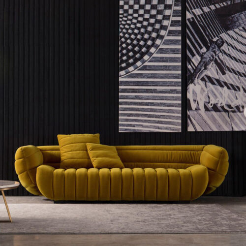 Modern Italian Minimalist Sofa, Banana Boat Sofa, Living Room Furniture - Living room furniture - QONKA HOME