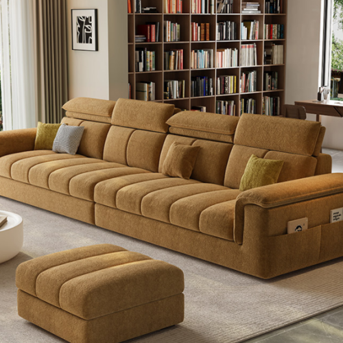 Summer and Winter Sofa, Modern Luxury-Style Chenille Fabric - Living room furniture - QONKA HOME