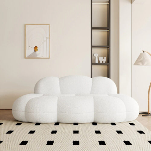 Italian Minimalist Cloud Sofa, Upholstered Sofa - Living room furniture - QONKA HOME
