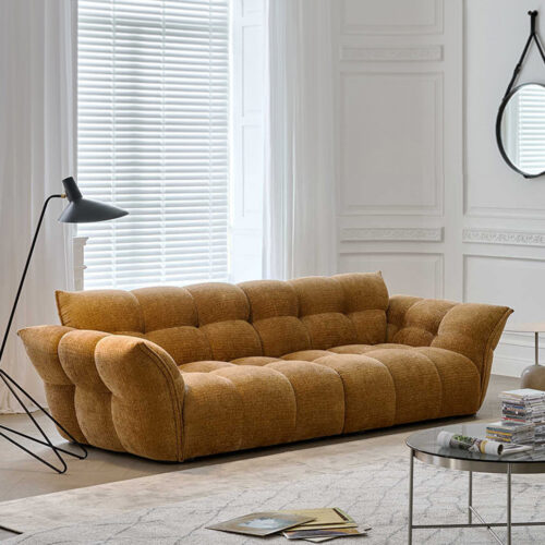 QONKA Mid-Century Bud Design Single Sofa main product image 3