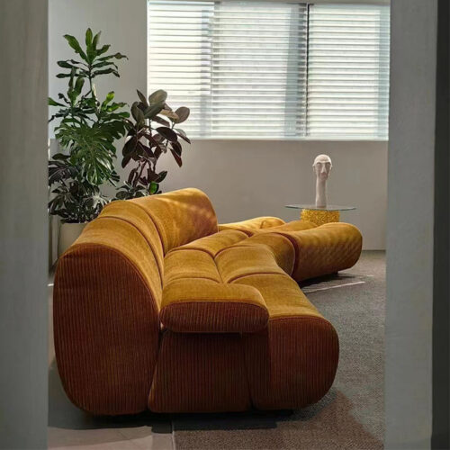 QONKA Trendy Vintage-Style Single Recliner main product image 3