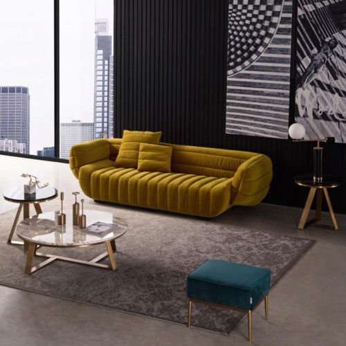 Modern Italian Minimalist Sofa, Banana Boat Sofa, Living Room Furniture - Living room furniture - QONKA HOME