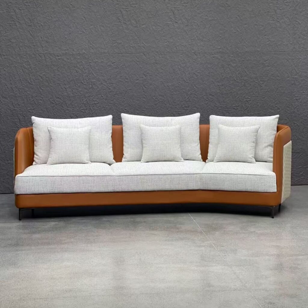 Customizable Nordic Leather Sofas, Italian Minimalist Style, for Living Rooms, Bedrooms, and Bars - Living room furniture ...