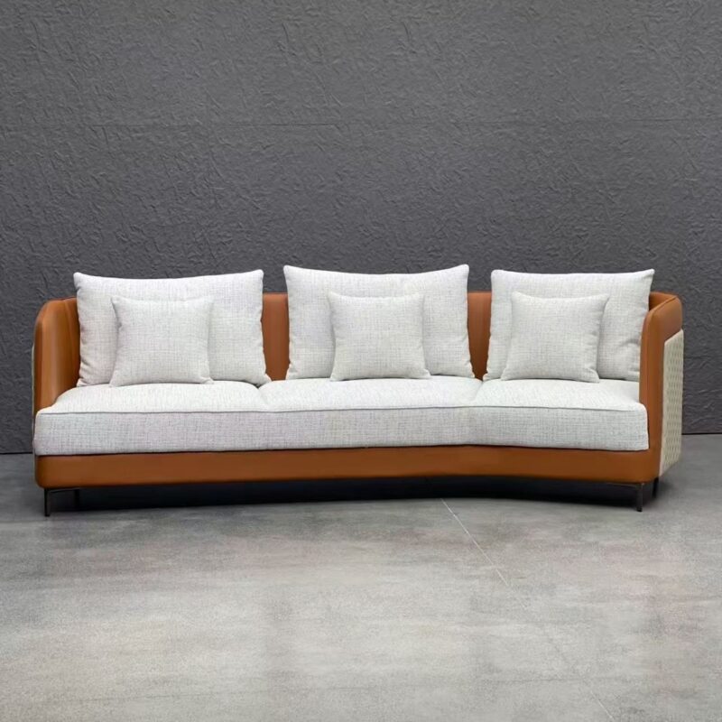 Customizable Nordic Leather Sofas, Italian Minimalist Style, for Living Rooms, Bedrooms, and Bars - Living room furniture ...