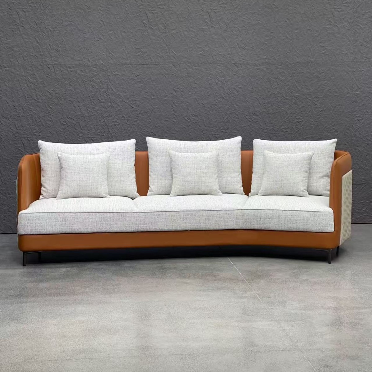 Italian Minimalist Cloud Sofa, Upholstered Sofa
