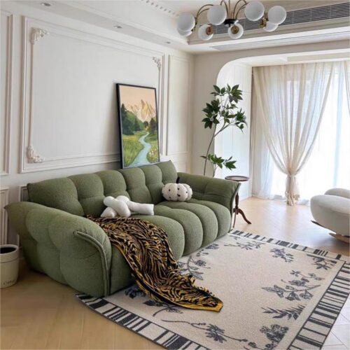 QONKA New Chinese-Style Wrought Iron Sofa Set main product image 4