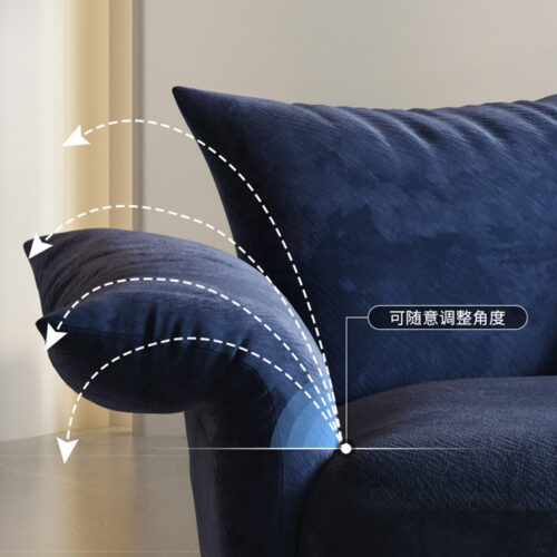 Petal-shaped Sofa, Italian Curved Sofa, Minimalist Corner Sofa - Living room furniture - QONKA HOME