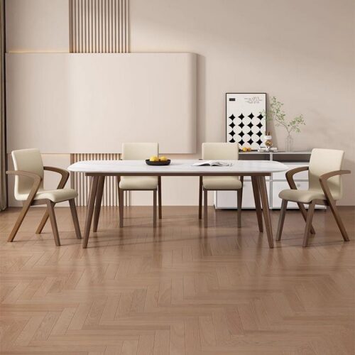 QONKA Caterpillar Modern Minimalist Metal Rocking Chair main product image 4