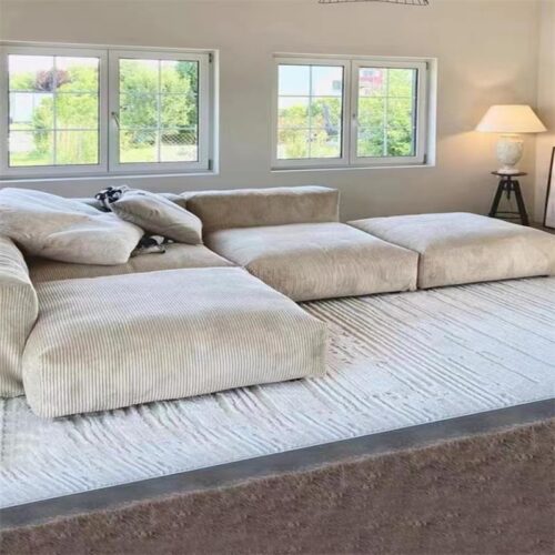 Nordic Retro Hippo Sofa: Modern and Minimalist - Living room furniture - QONKA HOME