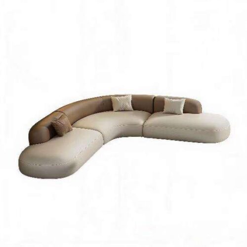 Italian-style Luxury Sofas, Corner Sofas with Curved Designs, for Beauty Salons and Hotels - Living room furniture - QONKA...