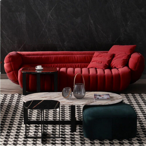Modern Italian Minimalist Sofa, Banana Boat Sofa, Living Room Furniture - Living room furniture - QONKA HOME