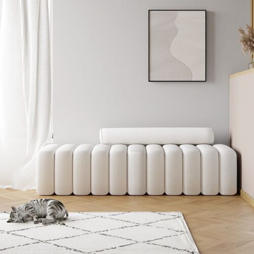 Nordic-Style Luxury Shoe Bench, Minimalist and Creative Bedroom Footstool - Living room furniture - QONKA HOME