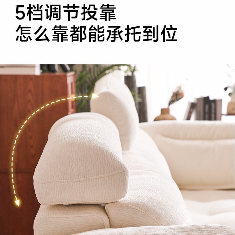 Japanese-Style Solid Wood Sofa, Modern and Minimalist