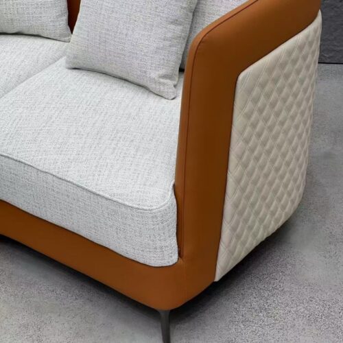 Customizable Nordic Leather Sofas, Italian Minimalist Style, for Living Rooms, Bedrooms, and Bars - Living room furniture ...