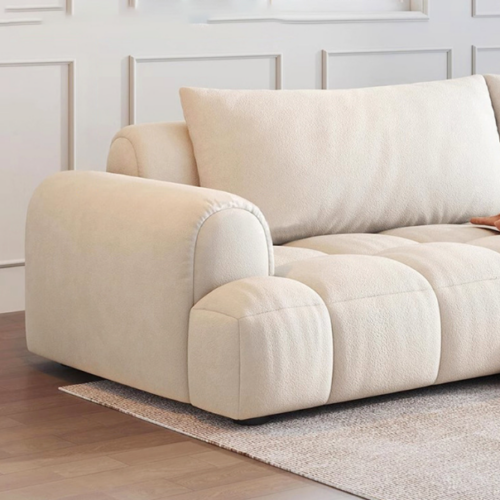 French-style Tufted Sofa, Puff Sofa for Small Spaces - Living room furniture - QONKA HOME