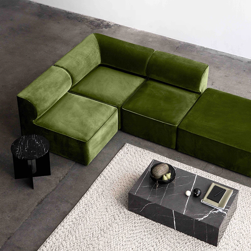 Italian Minimalist Fabric Sofas, Scandinavian Modular Sofas