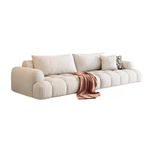 French-style Tufted Sofa, Puff Sofa for Small Spaces - Living room furniture - QONKA HOME