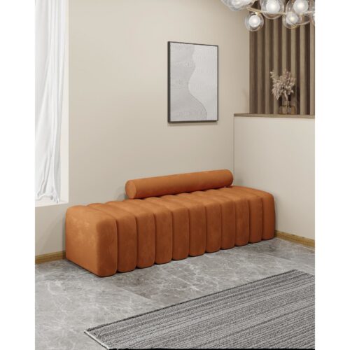 Nordic-Style Luxury Shoe Bench, Minimalist and Creative Bedroom Footstool - Living room furniture - QONKA HOME