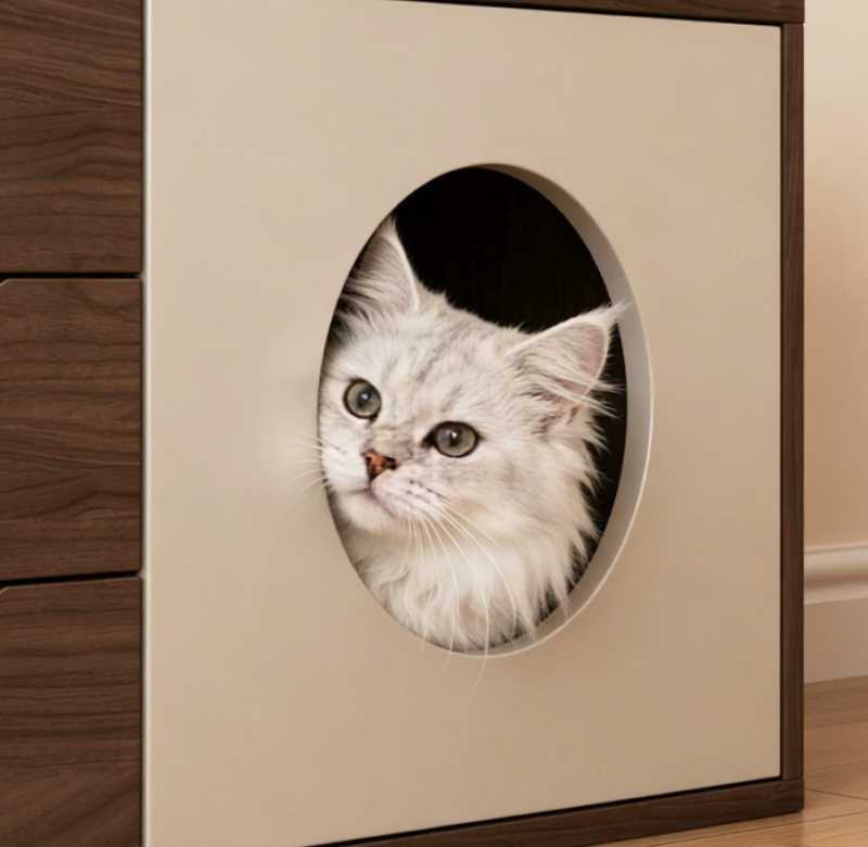Multi-functional Cat House TV Cabinet