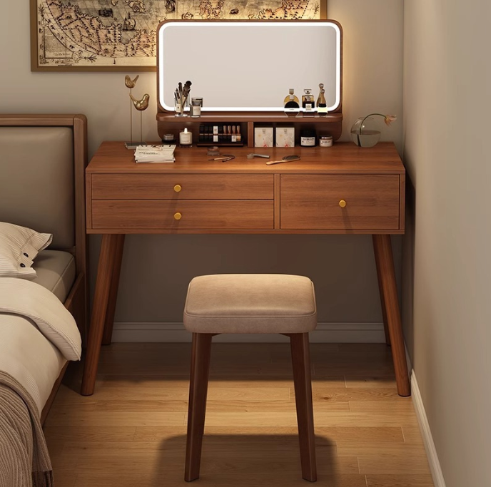 Solid Wood Bed End Bench