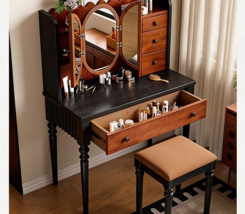 Vintage Makeup Vanity Table