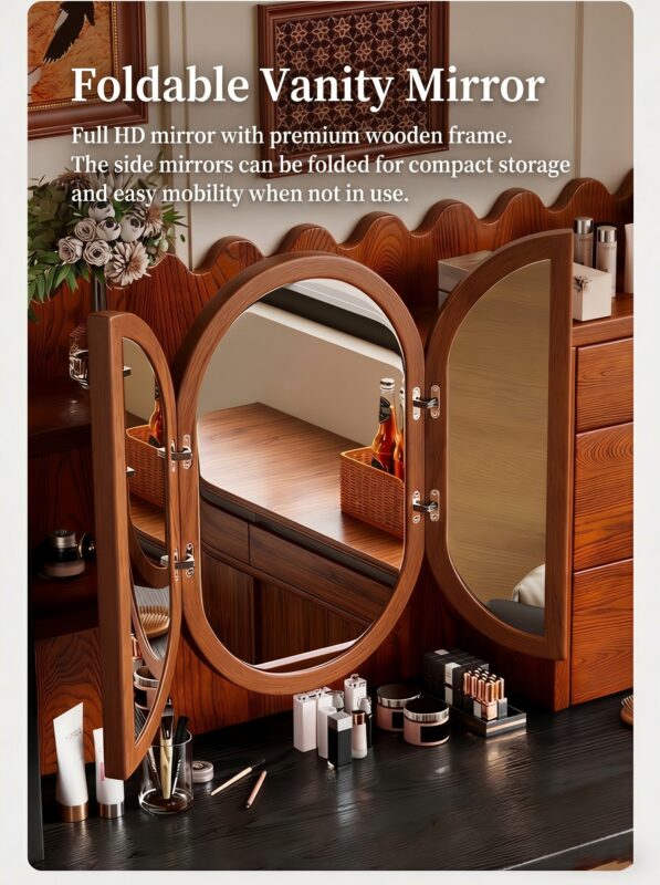 Vintage Makeup Vanity Table
