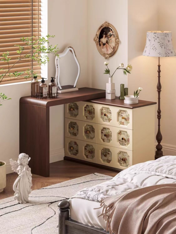 Retro Combined Makeup Vanity Table