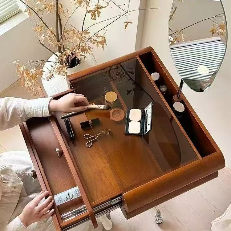 Height Adjustable Makeup Desk