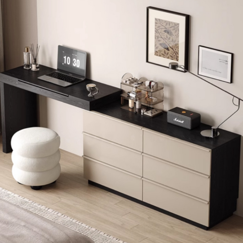 Combined Dressing Table with Chest of Drawers - Bedroom furniture - QONKA HOME
