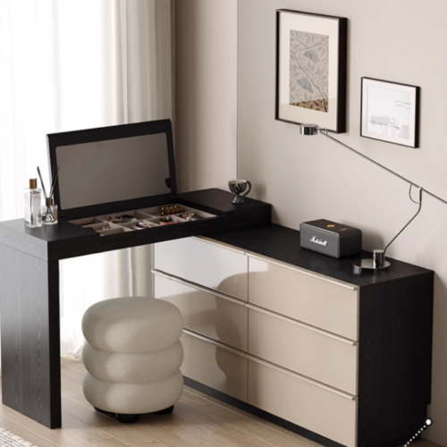 Combined Dressing Table with Chest of Drawers - Bedroom furniture - QONKA HOME