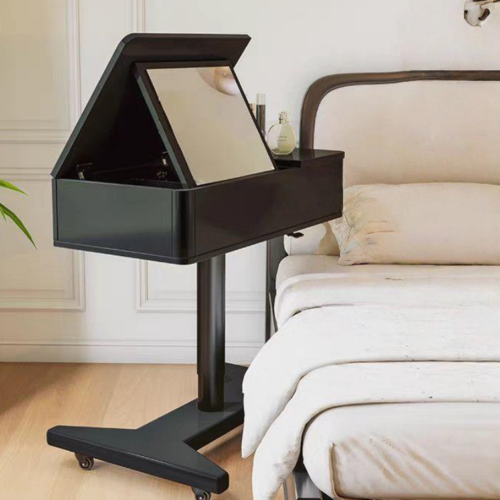 Mobile Adjustable Flip-top Vanity Table - Bedroom furniture - QONKA HOME