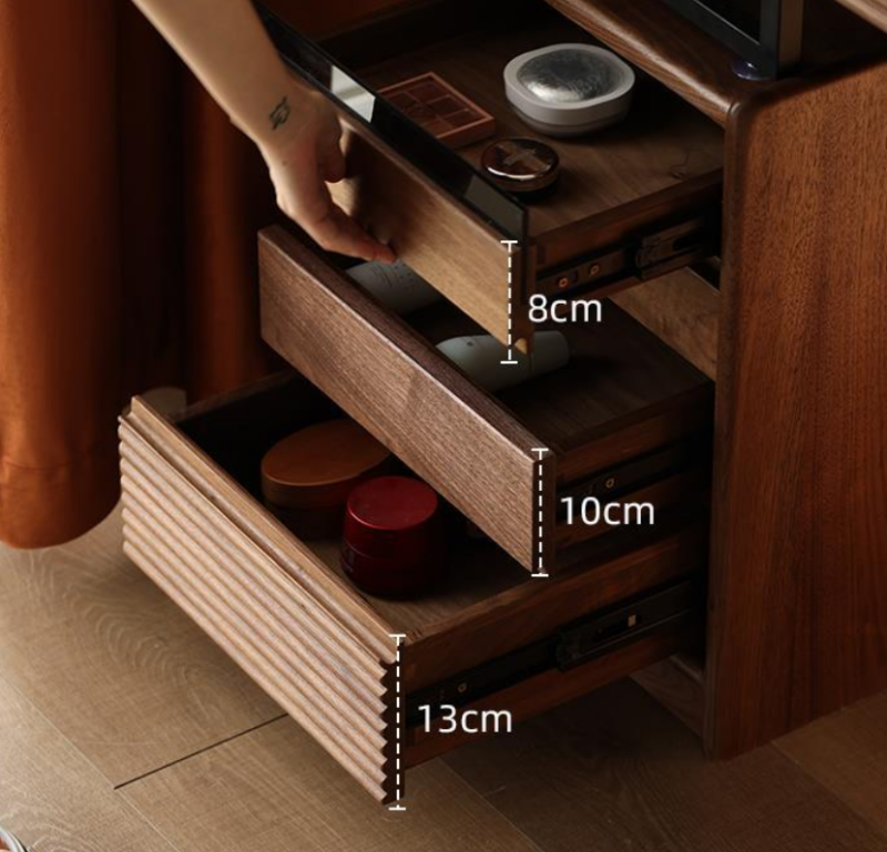 Walnut Wood Dressing Table
