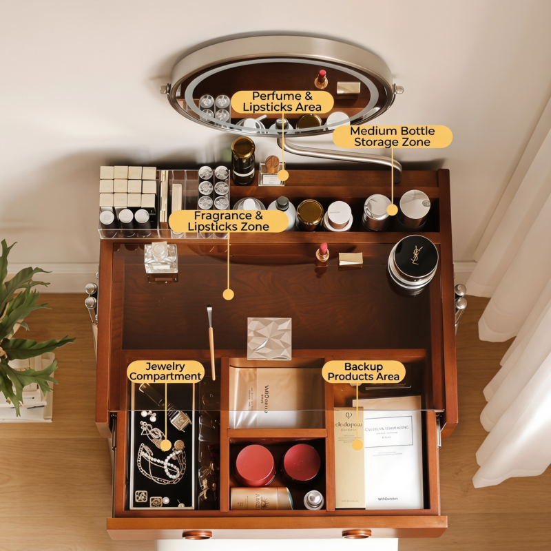 Minimalist Wood Dressing Table