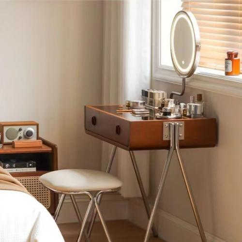 Minimalist Wood Dressing Table - Bedroom furniture - QONKA HOME