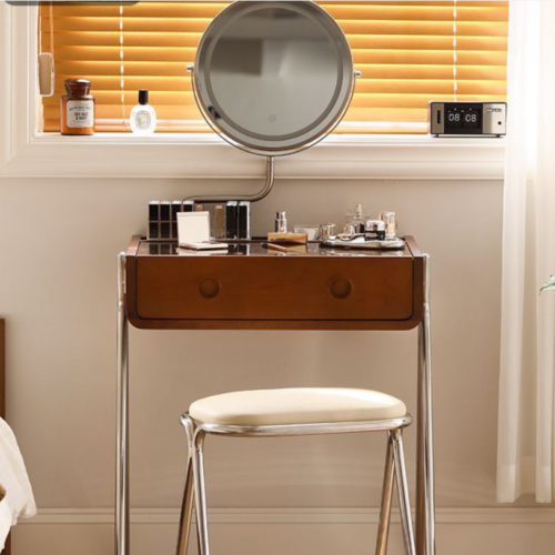 Minimalist Wood Dressing Table - Bedroom furniture - QONKA HOME