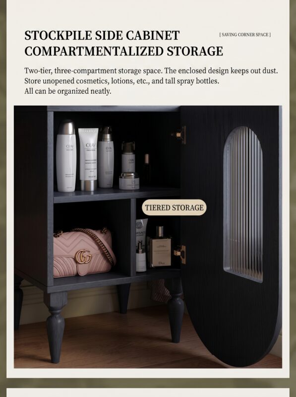 Retro Extendable Dressing Table
