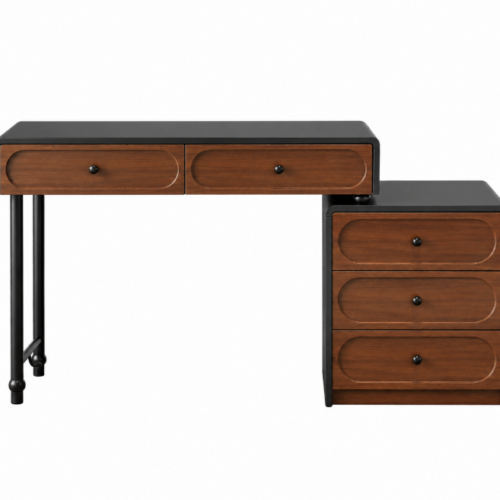 Retro Combined Dressing Table - Bedroom furniture - QONKA HOME