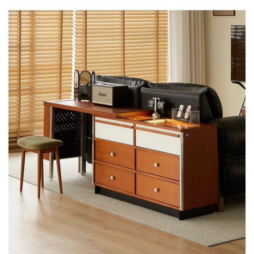 Retro Multi-functional Combined Dressing Table - Bedroom furniture - QONKA HOME
