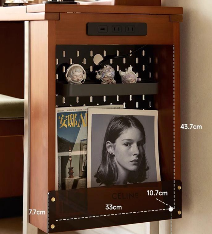 Retro Multi-functional Combined Dressing Table