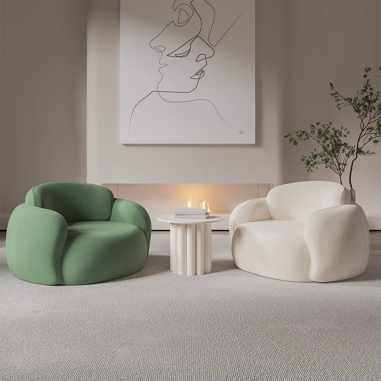Modern Cloud-shaped Accent Chair - Living room furniture - QONKA HOME